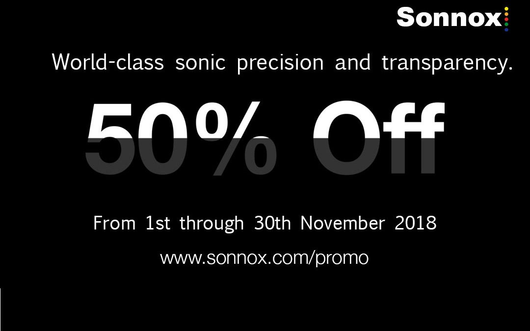 Sonnox -50% auf Single und Bundle Plugins