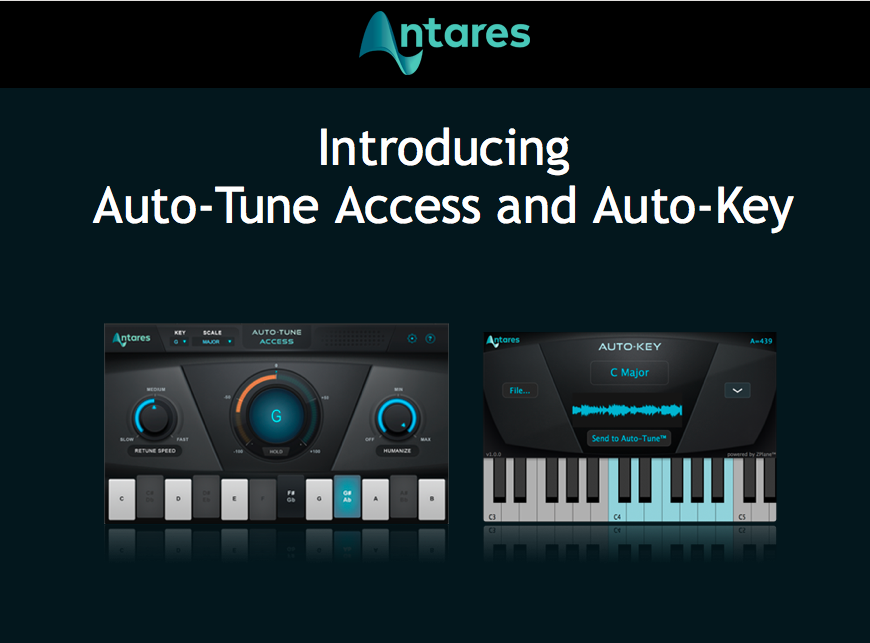 Neu: Antares Auto-Tune Access und Auto-Key