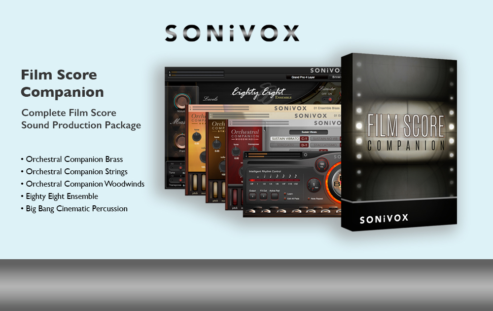 Sonivox „FilmScore“ Bundle um € 25.- inkl. Mwst