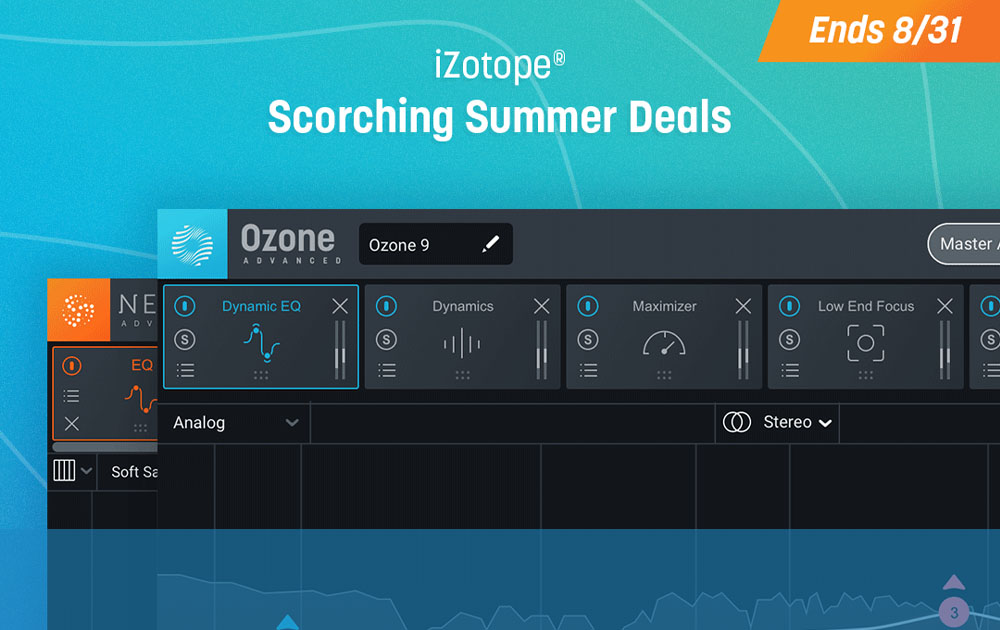 iZotope – Scorching Summer Deals