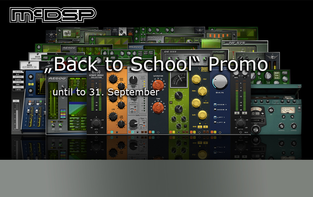 mcdsp „Back to School“ Promo
