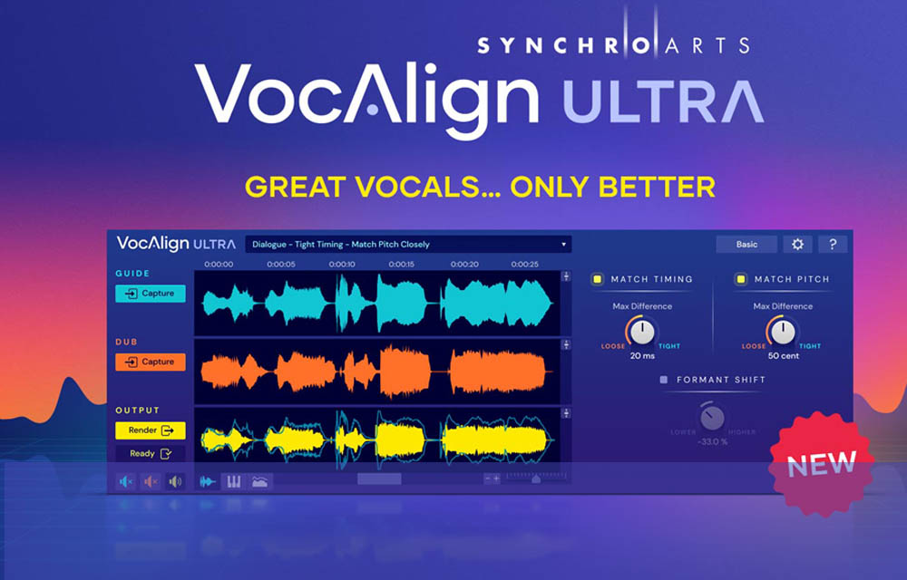 NEU: Synchro Arts „VocAlign Ultra“