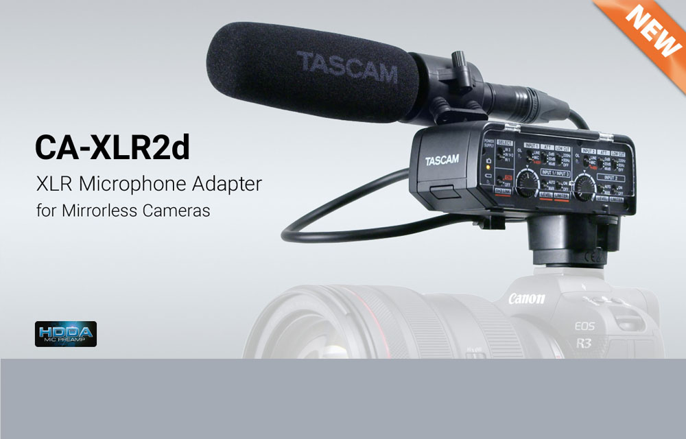 XLR-Mikrofonadapter für spiegellose Kameras