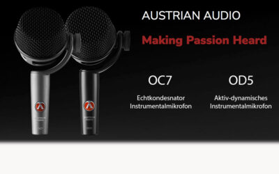 NEU: Austrian Audio OD5 und OC7￼