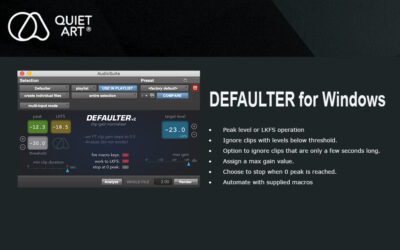 NEU: Defaulter V2 jetzt auch für Windows￼