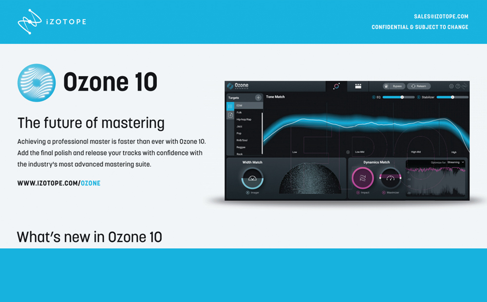 iZotope Ozone10 – the Future of Mastering￼