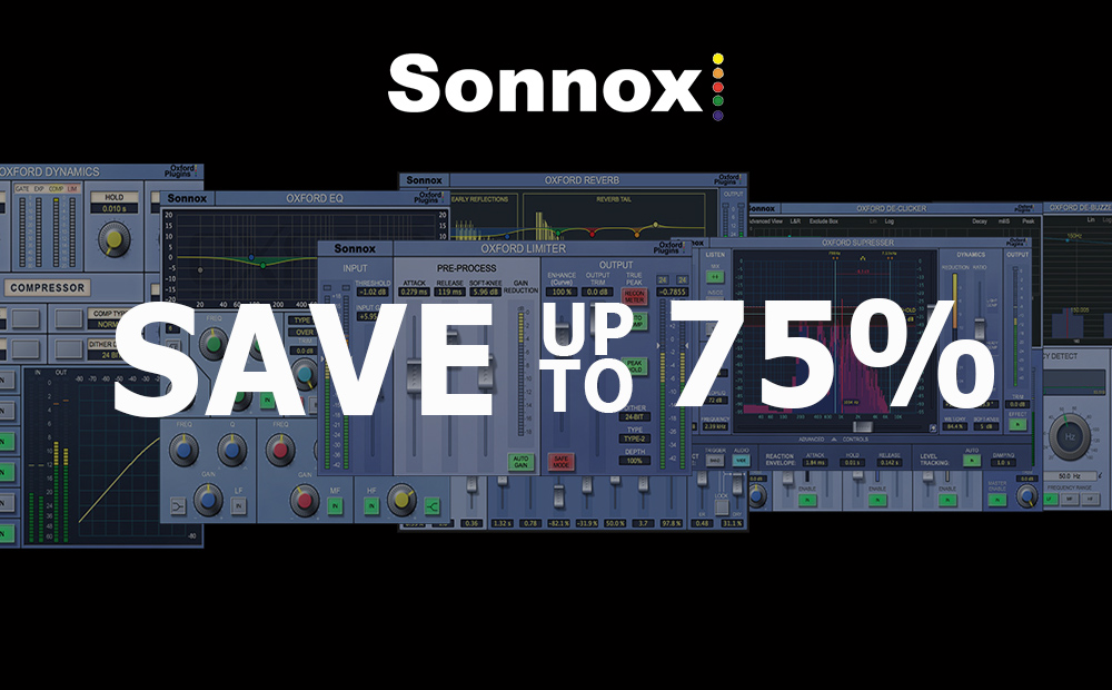 Sonnox Plug-in Promo – bis zu -75%