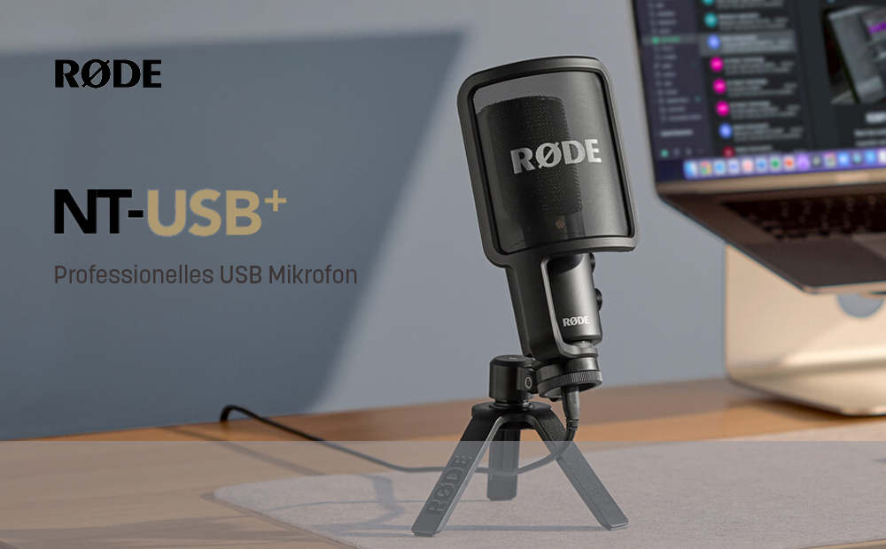 Rode NT-USB+ Premium Kondensatormikrofon￼