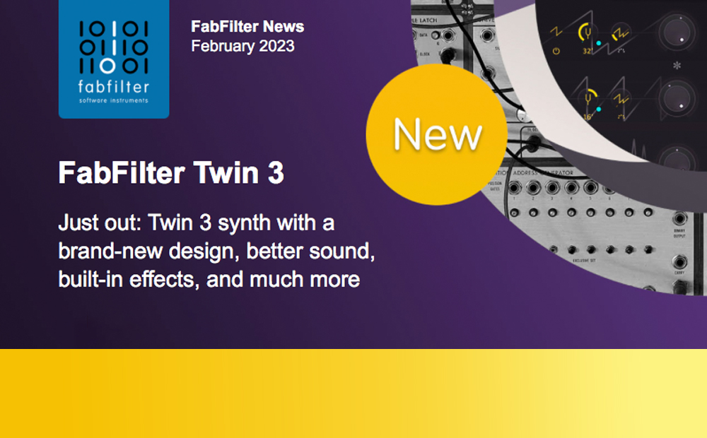 Update: Fabfilter Twin 3 Released