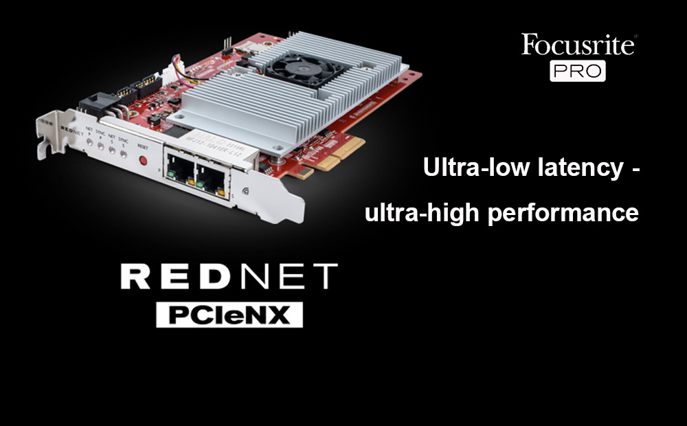 Neu: Focusrite Rednet PCIeNX Card