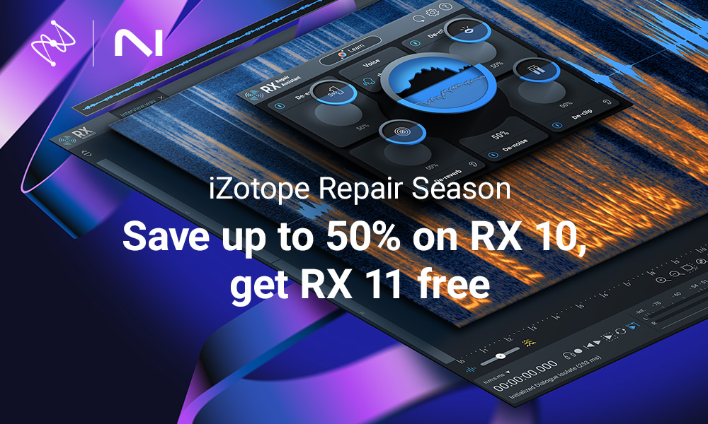 iZotope Repair Season – save up to 50%